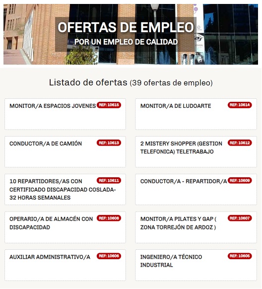 AGENCIA DE COLOCACIÓN DE COSLADA